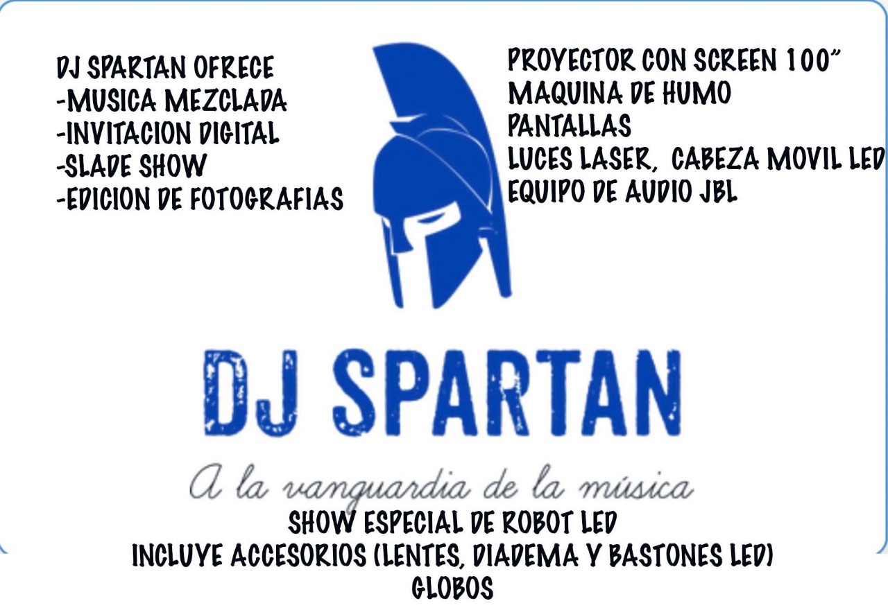 Dj Spartan- business card