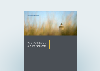 DS statement guide cover page.