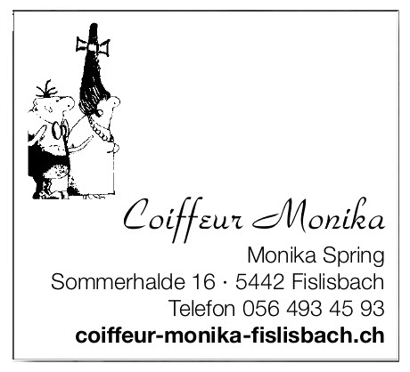 Coiffeur Monika, Sommerhalde 16 in Fislisbach