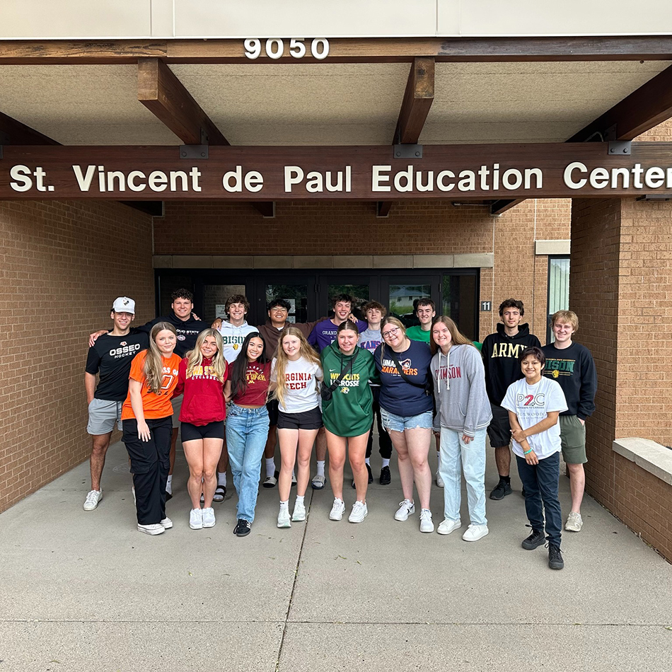 Faith, learning, and community thrive at St. Vincent de Paul School in Brooklyn Park. Schedule a tour today and see why it's the perfect fit for your child!