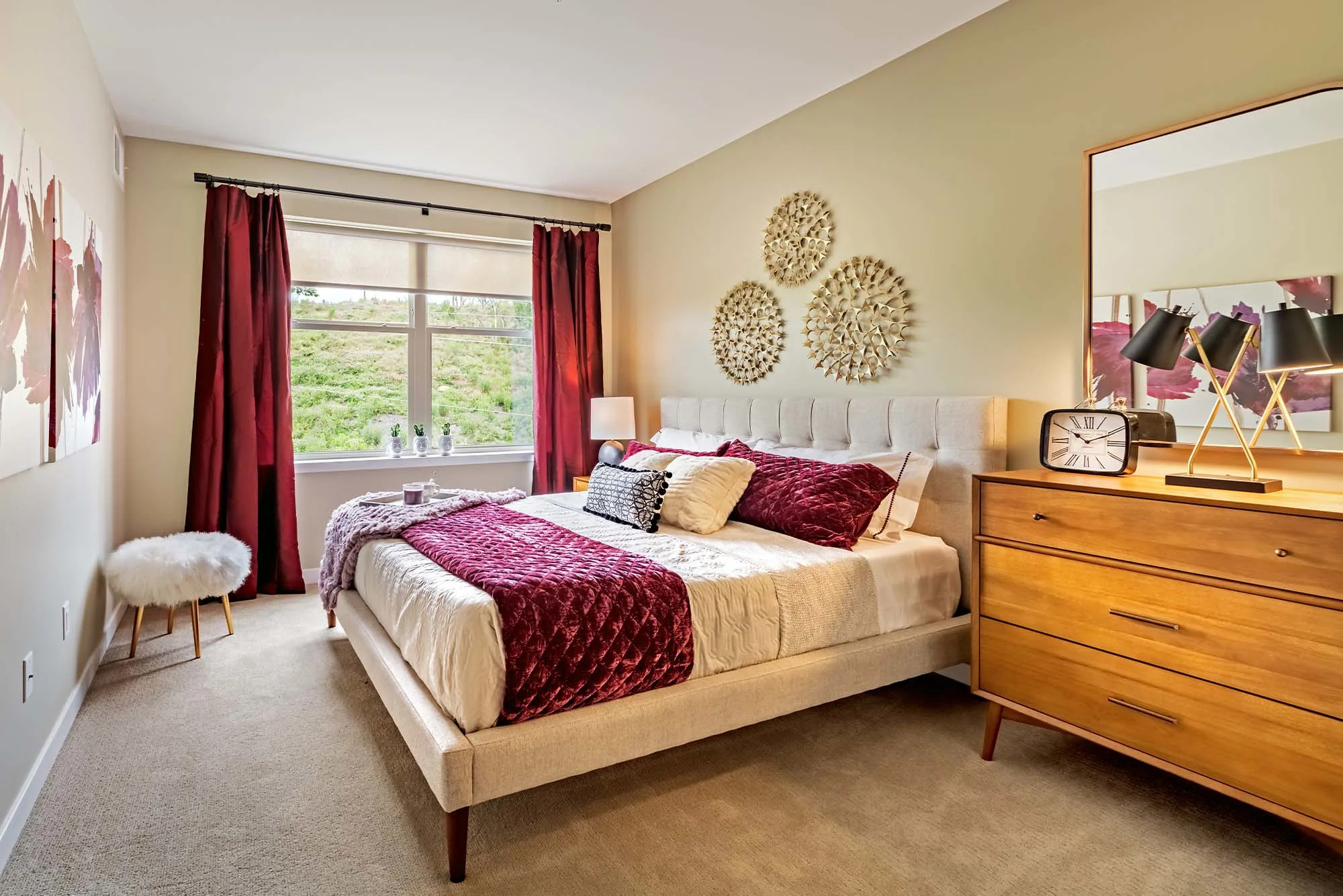 Bedroom at Cosmopolitan Apartments