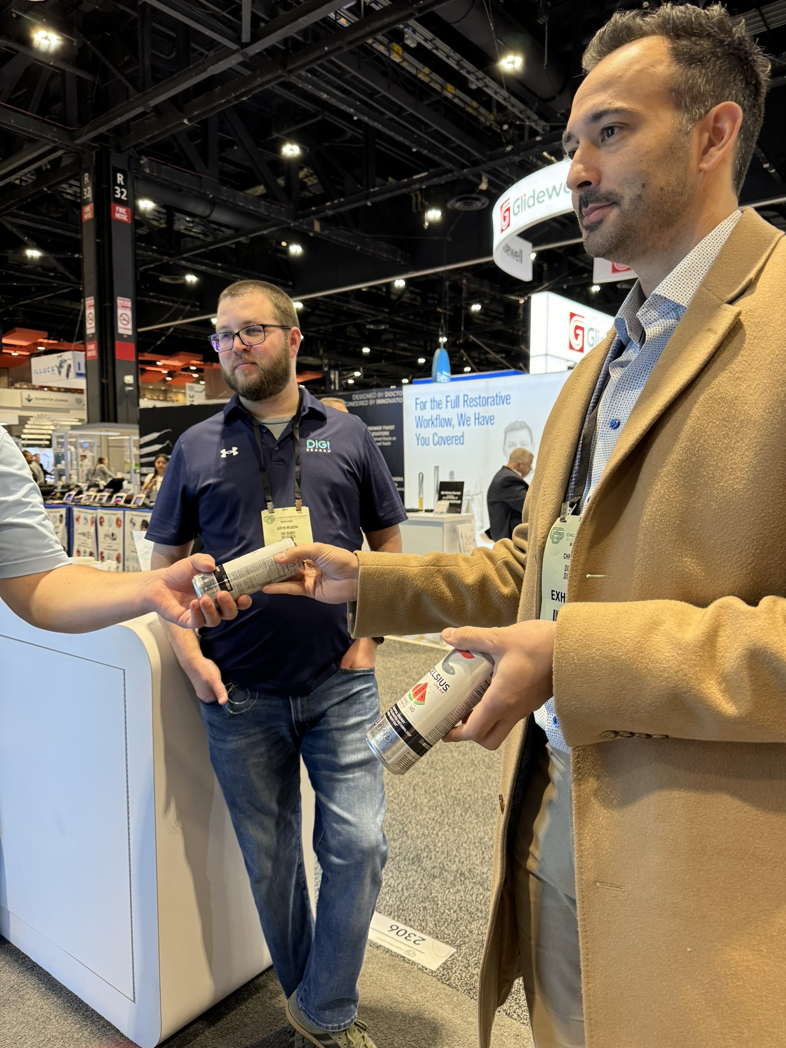 The DIGI Search booth at the 2025 Chicago Midwinter Meeting