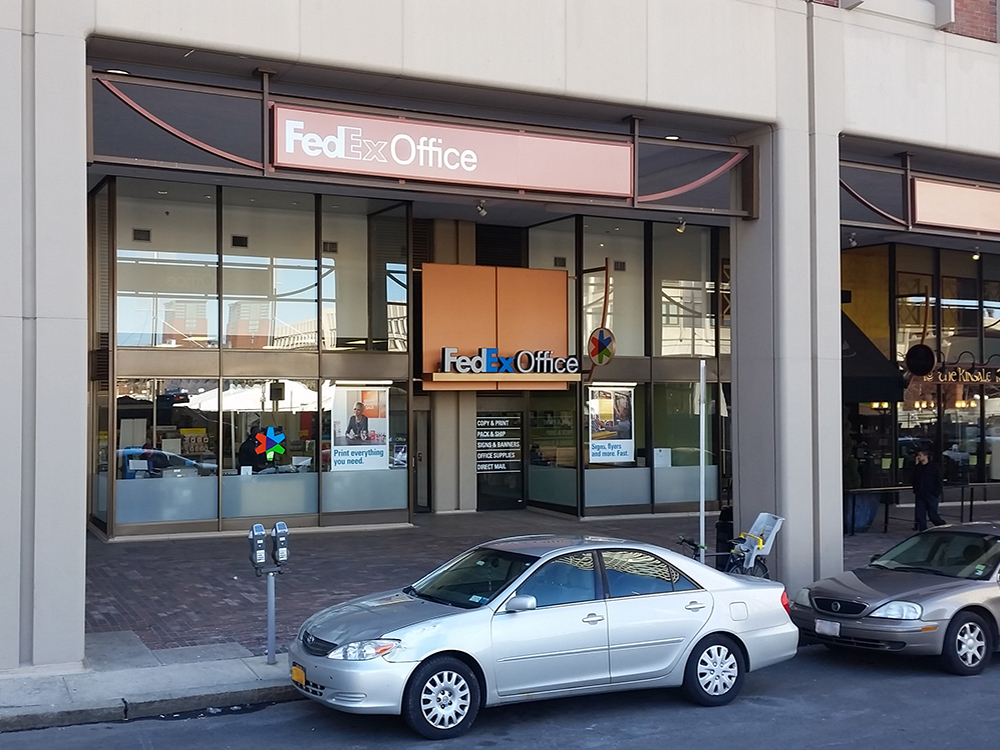 Exterior photo of FedEx Office location at 2 Center Plaza\t Print quickly and easily in the self-service area at the FedEx Office location 2 Center Plaza from email, USB, or the cloud\t FedEx Office Print & Go near 2 Center Plaza\t Shipping boxes and packing services available at FedEx Office 2 Center Plaza\t Get banners, signs, posters and prints at FedEx Office 2 Center Plaza\t Full service printing and packing at FedEx Office 2 Center Plaza\t Drop off FedEx packages near 2 Center Plaza\t FedEx shipping near 2 Center Plaza