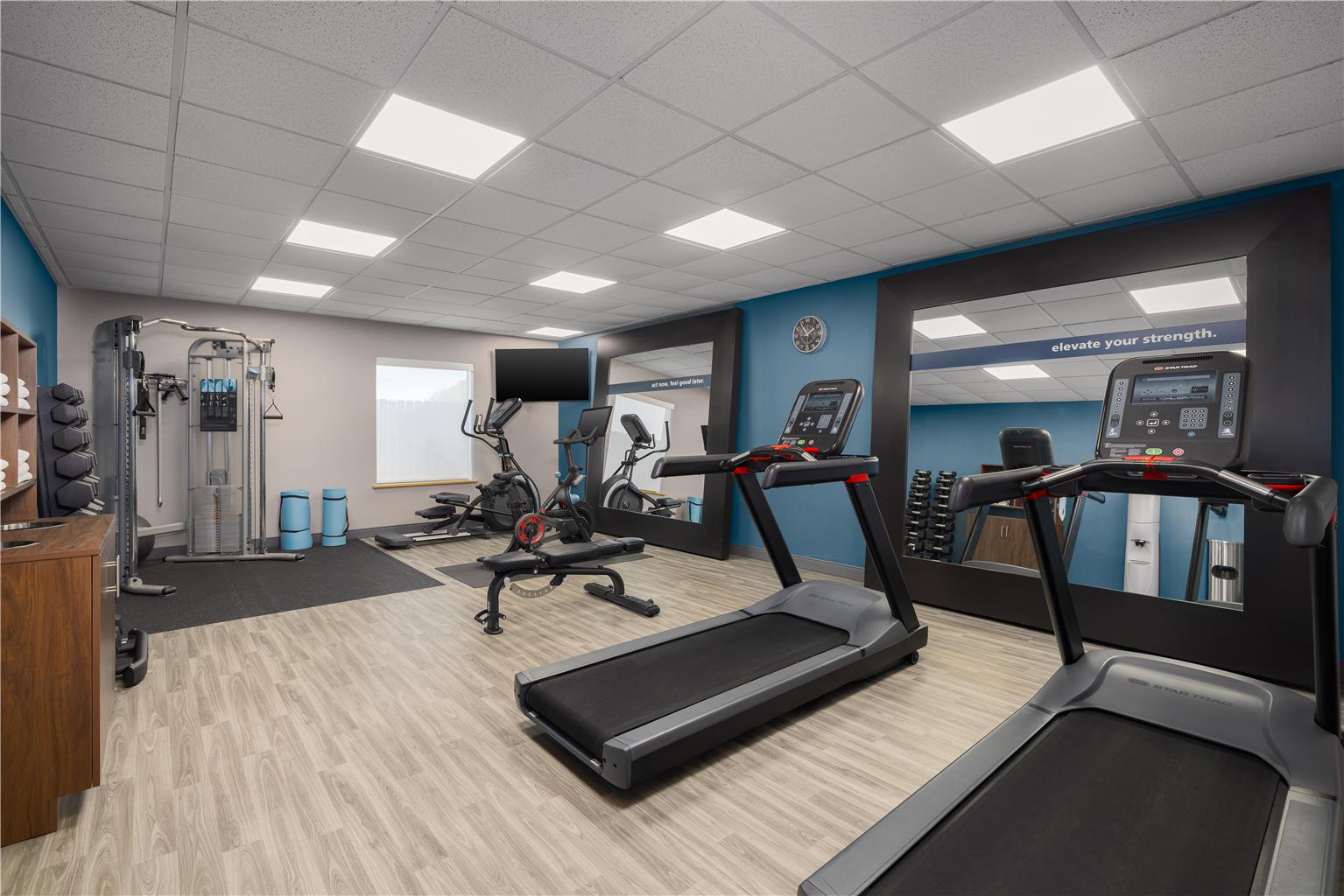 Health club fitness center gym