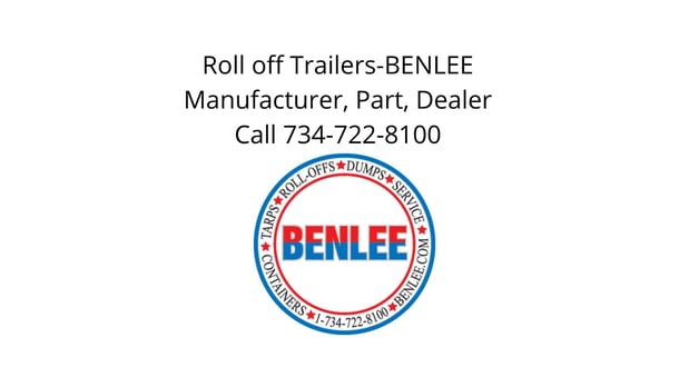 Images BENLEE Roll-off Trailers, Gondola Trailers & Luggers