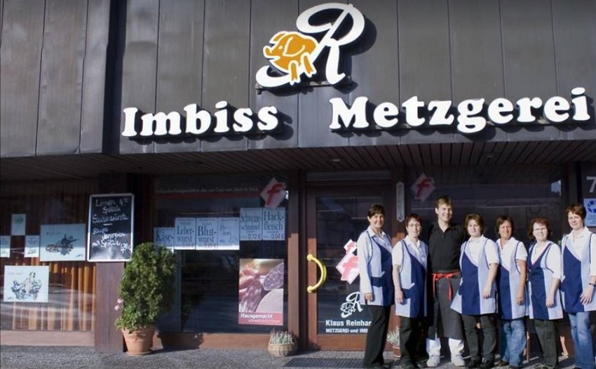 Metzgerei Reinhart, Haller Straße 7 in Ellhofen