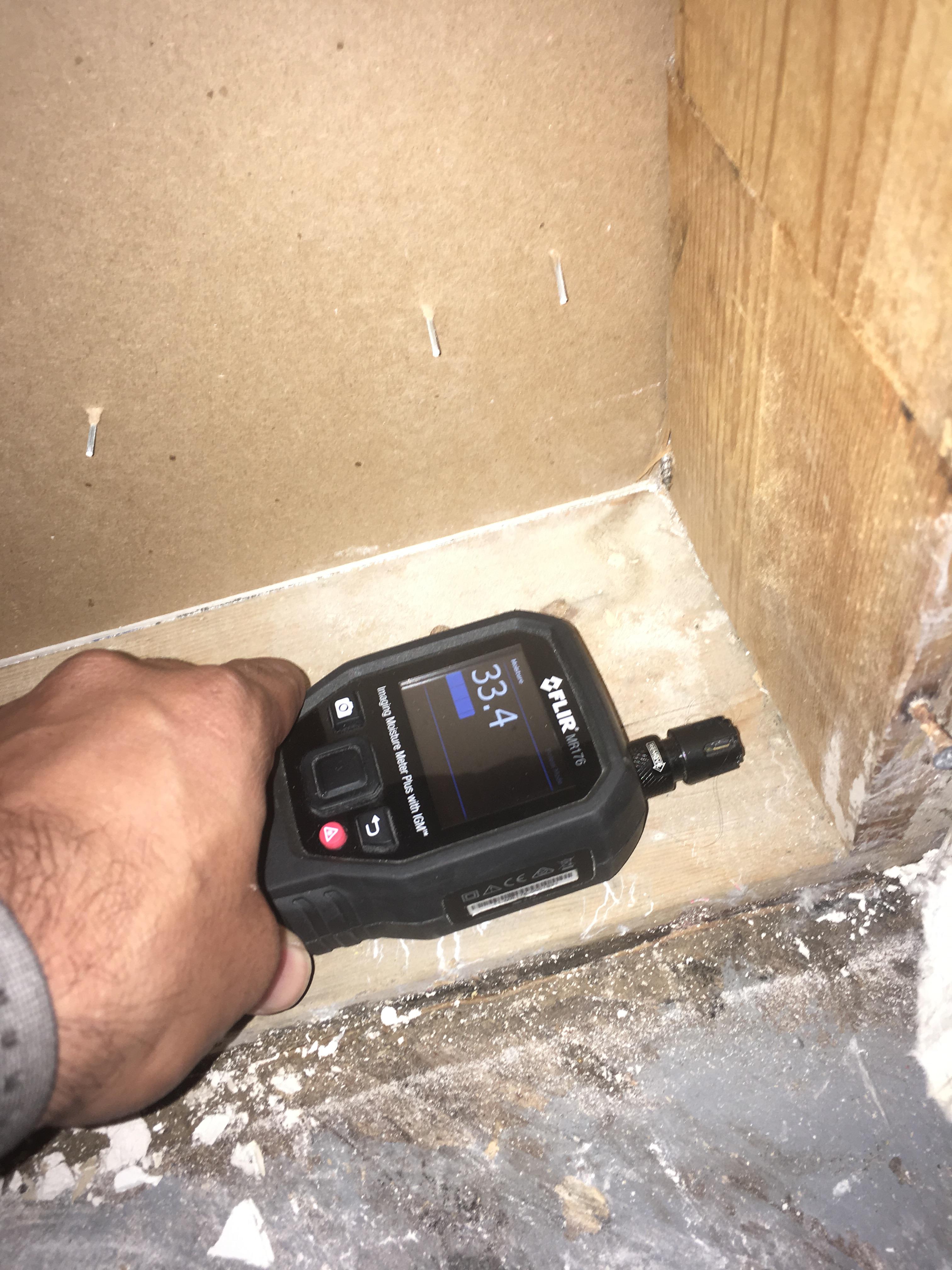 Our team has detected water loss coming from underneath the home.