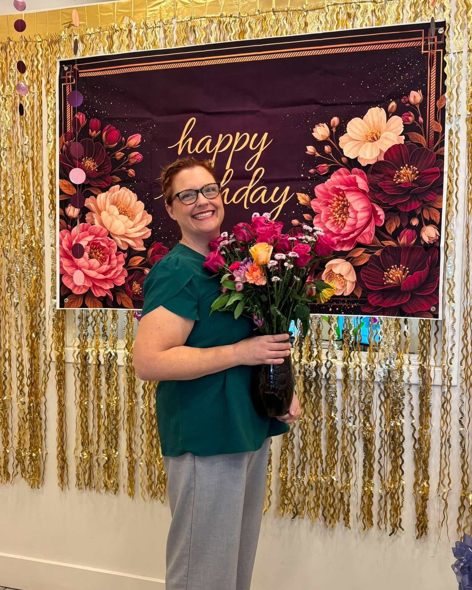 HAPPY BIRTHDAY, BECCA! Today is all about celebrating you! You bring such a fun, bubbly spirit to our team and our customers. We hope your day is filled with laughter, good food, cake, and everything that makes you happy!