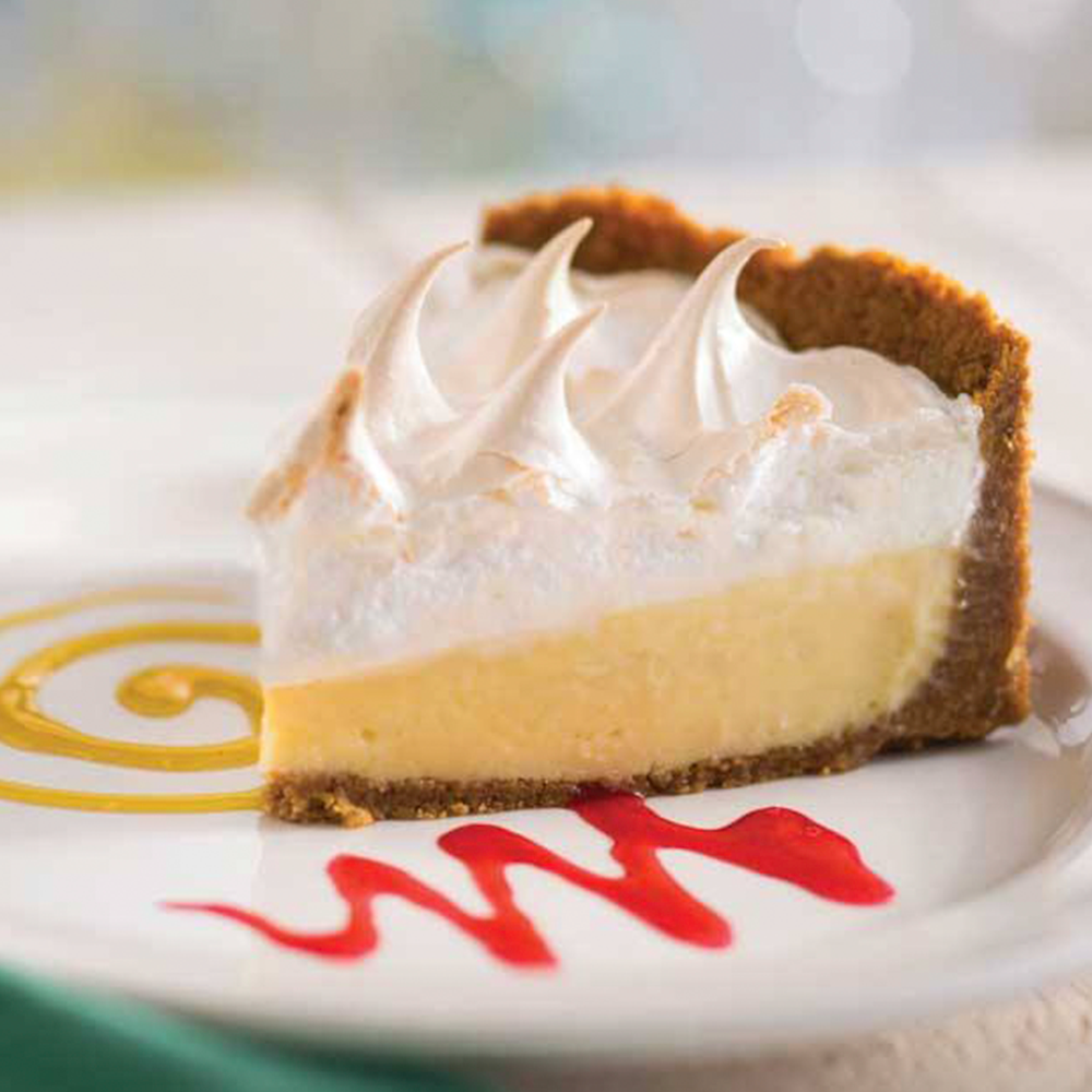 Key Lime Pie - Our original. Handmade with brown sugar crust and golden meringue.