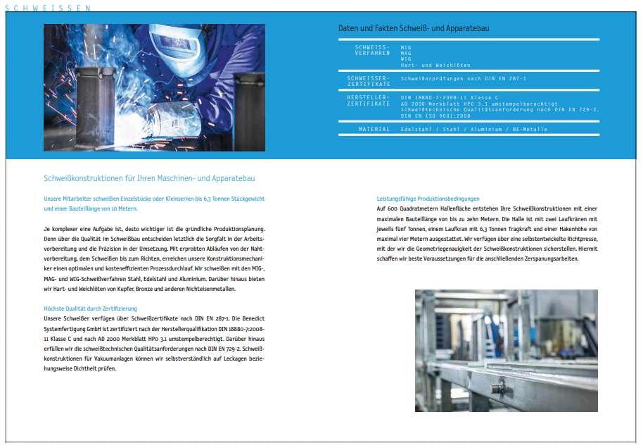 BENEDICT Systemfertigung GmbH, Zeppelinstrasse 4 in Aschaffenburg