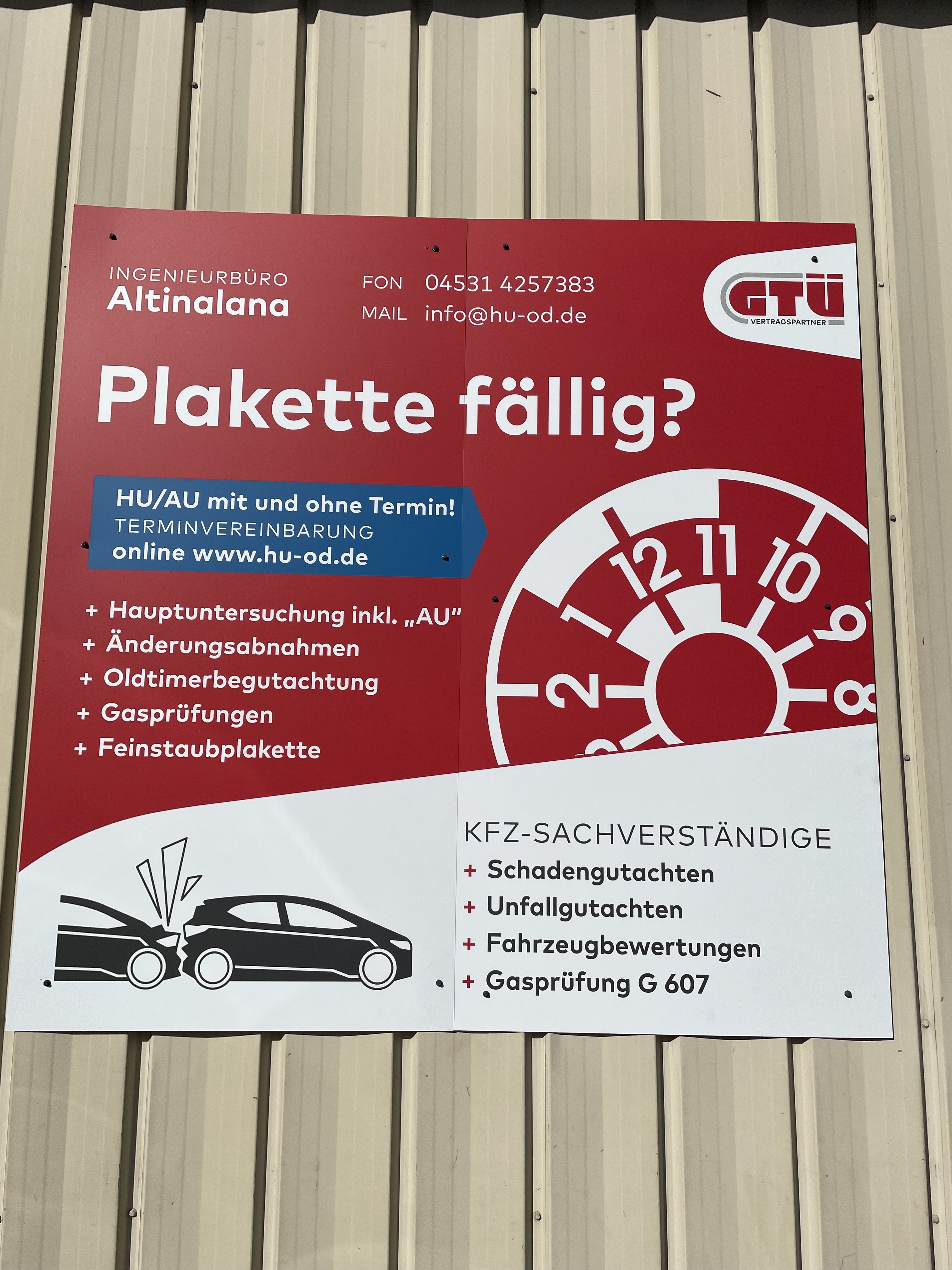 GTÜ Kfz-Prüfstelle Bad Oldesloe, Rögen 34A in Bad Oldesloe