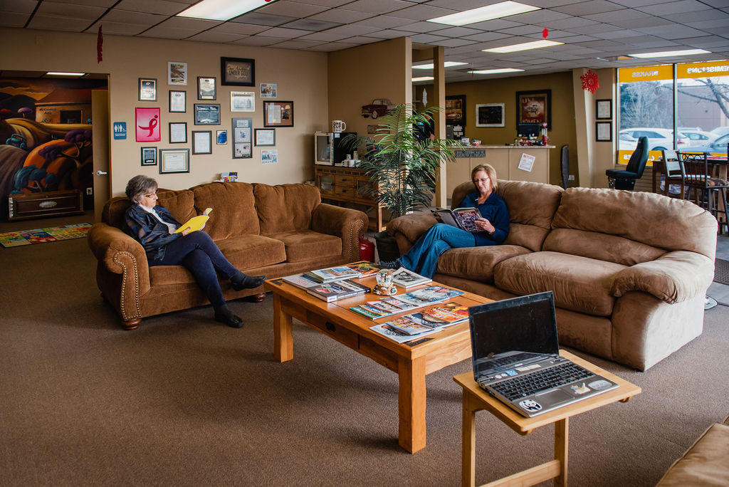 Our waiting room is always kept clean! McCormick Automotive Center Fort Collins (970)472-2030