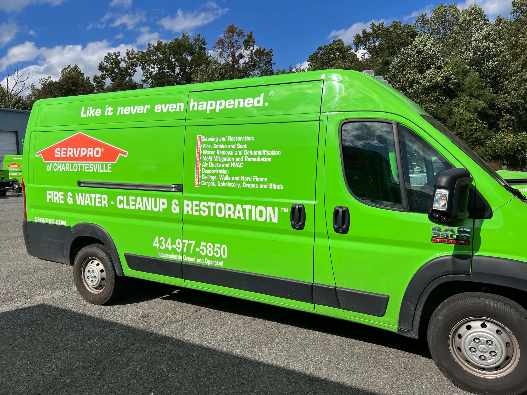 SERVPRO of Charlottesville Van