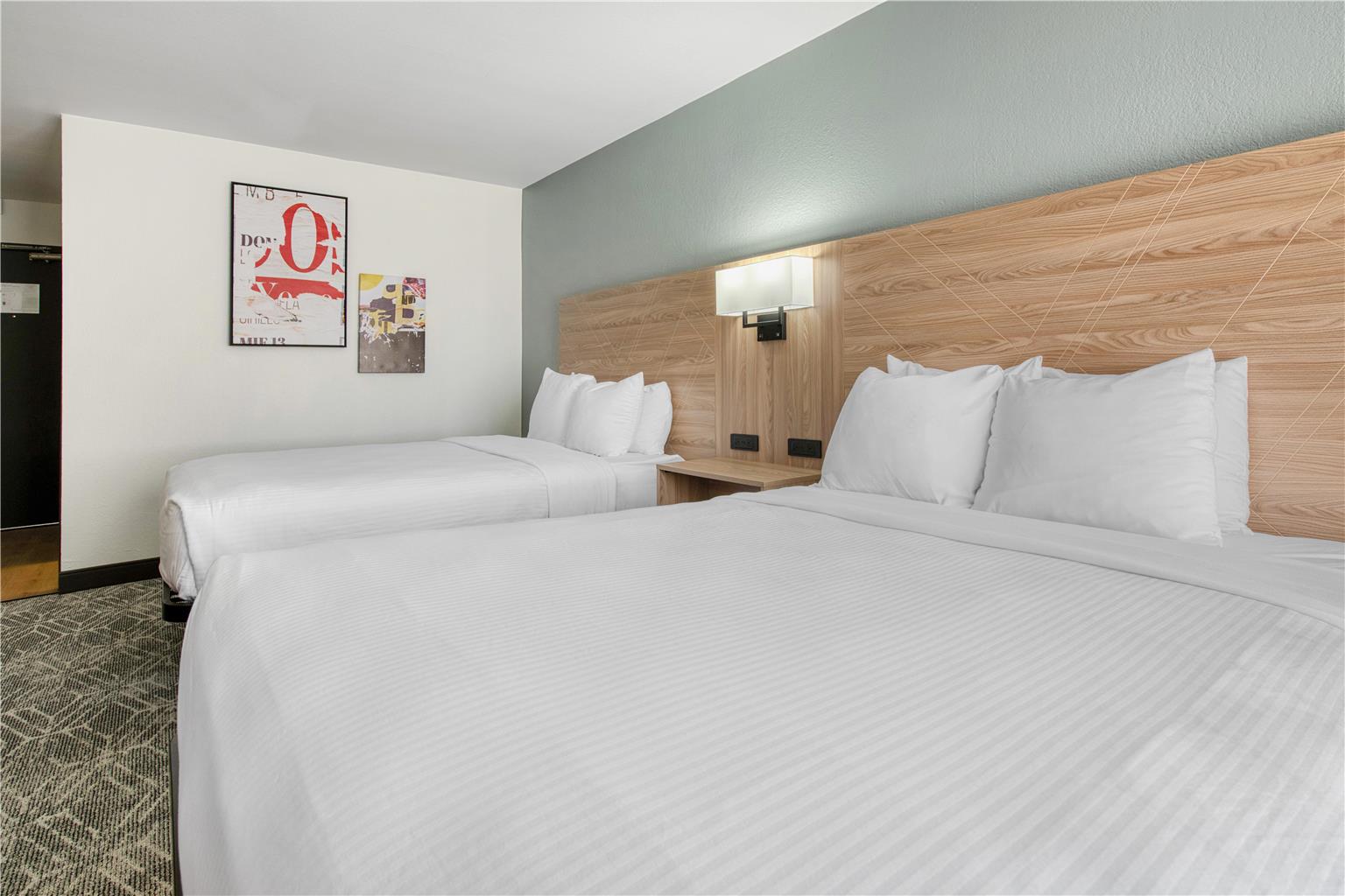 Two Double Beds Accessible
