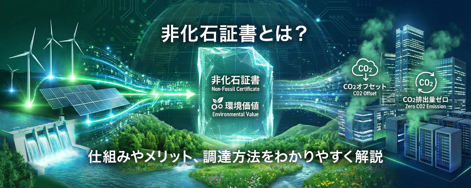 非化石証書を表す画像