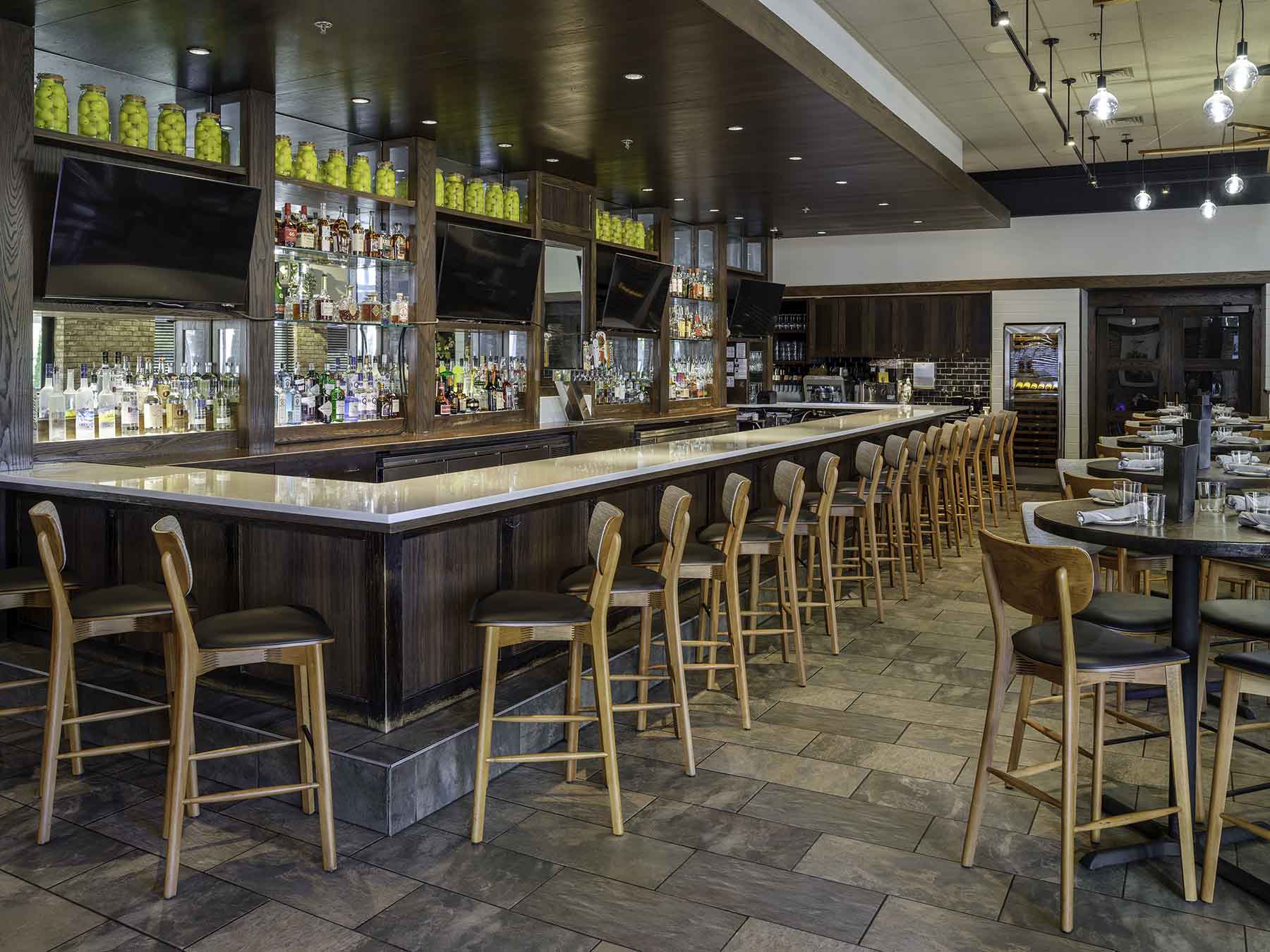 Bar & Lounge at Burtons Grill & Bar in Charlottesville, VA 