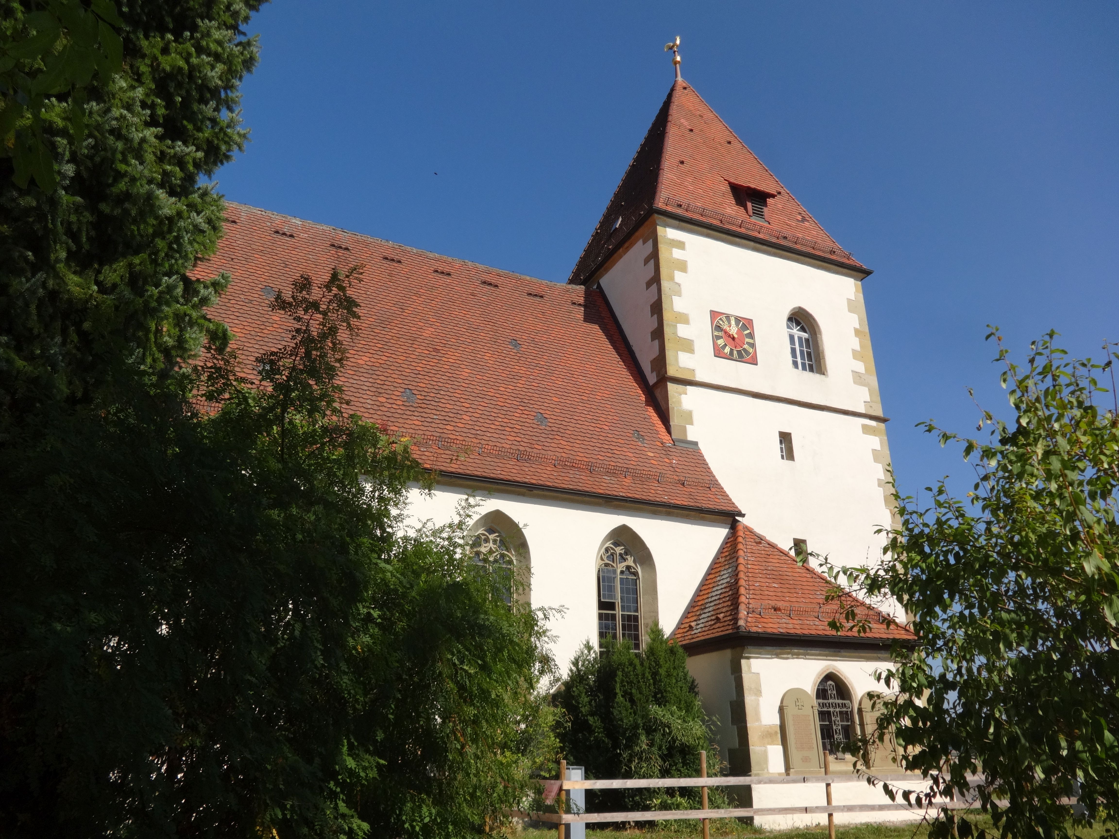 Stephanuskirche - Evangelische Kirchengemeinde Ruppertshofen, Frickenhofer Straße in Ruppertshofen