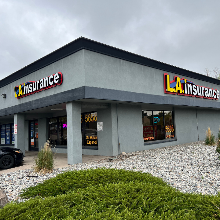 Exterior of the L.A. Insurance located at 3574 North Academy in CO