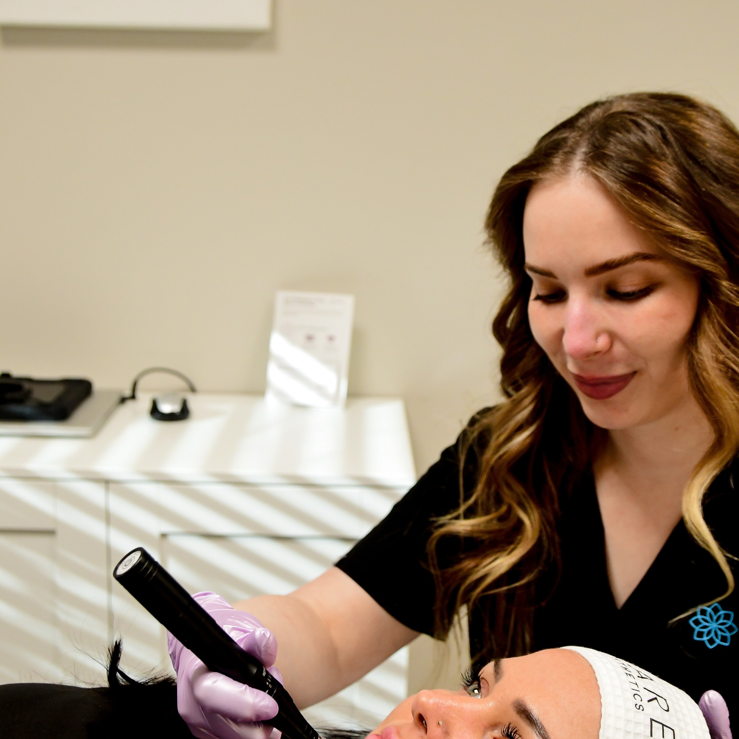 Custom facial treatment at Care Esthetics Delaware