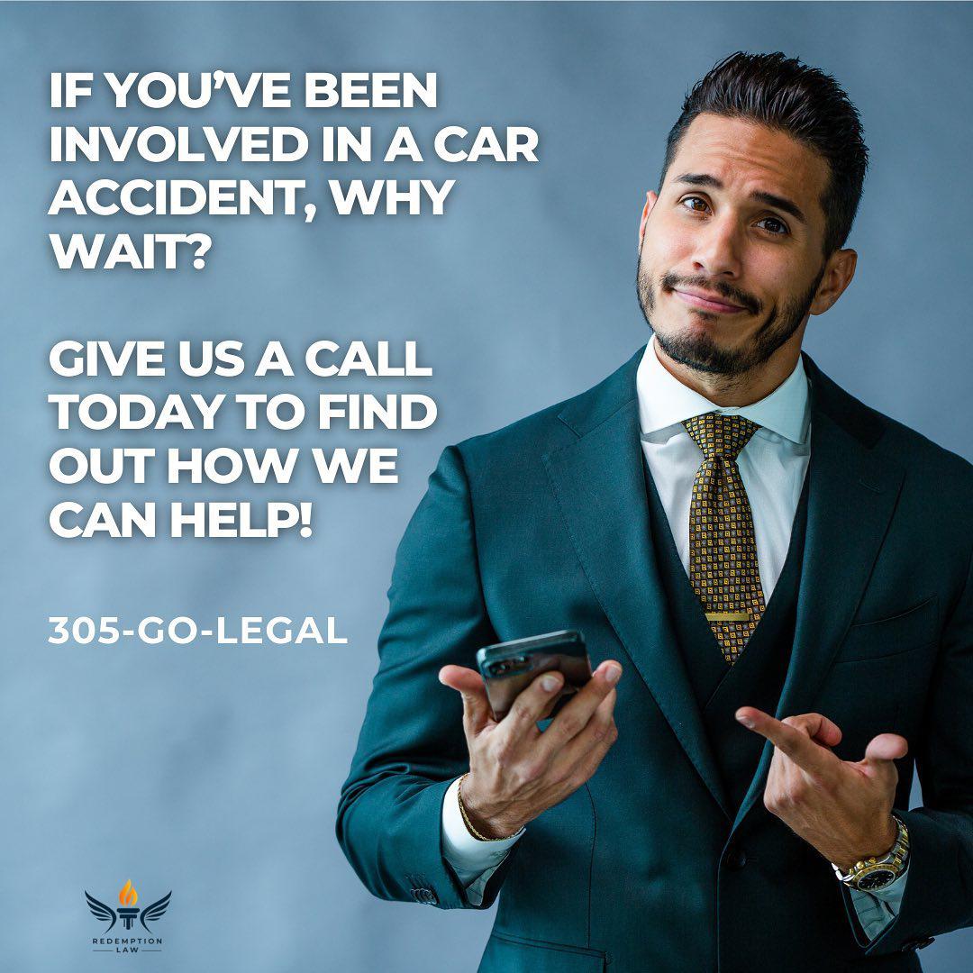 If you've been involved in a car accident, why wait? Give us a call today to find out how we can help!