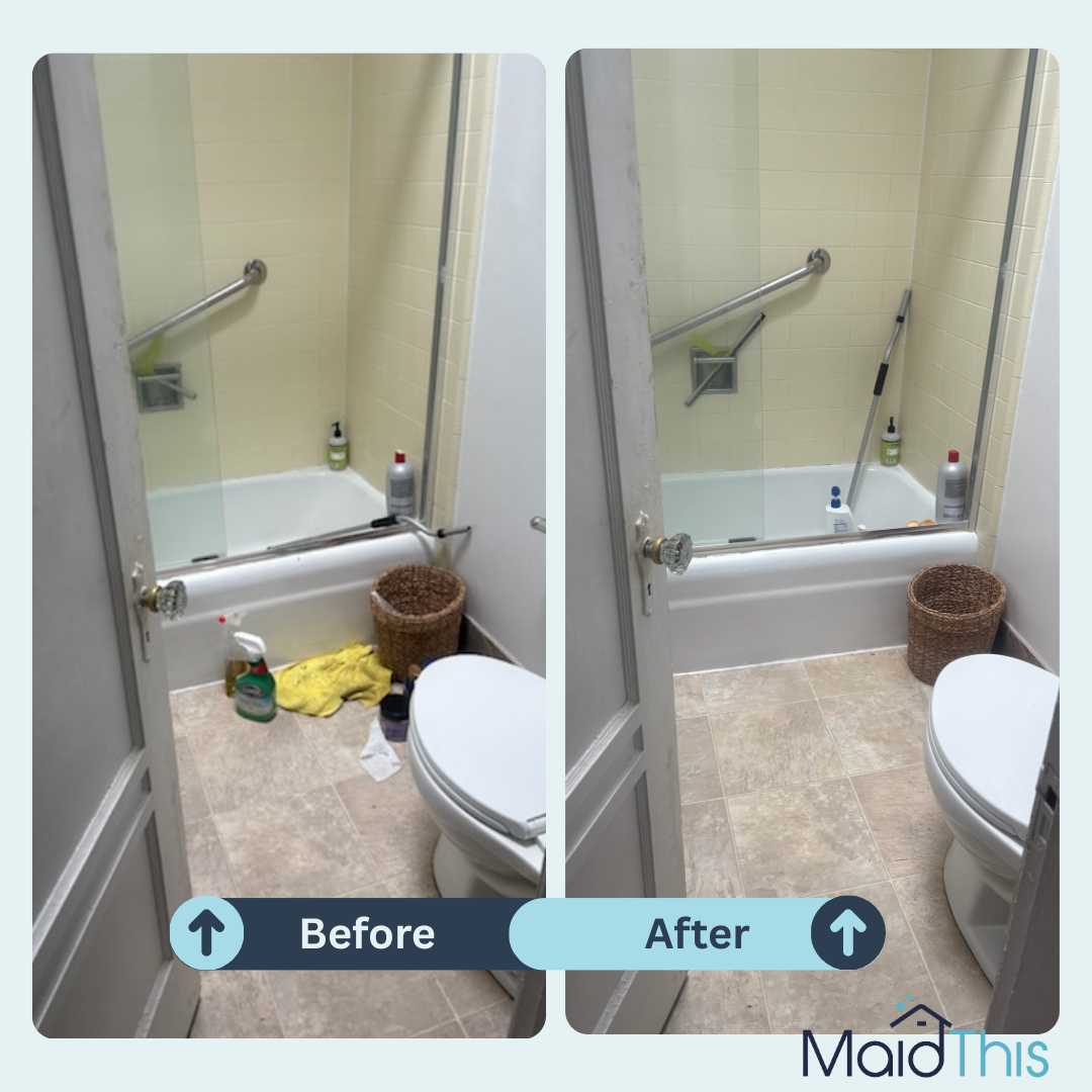 Before and after Bathroom