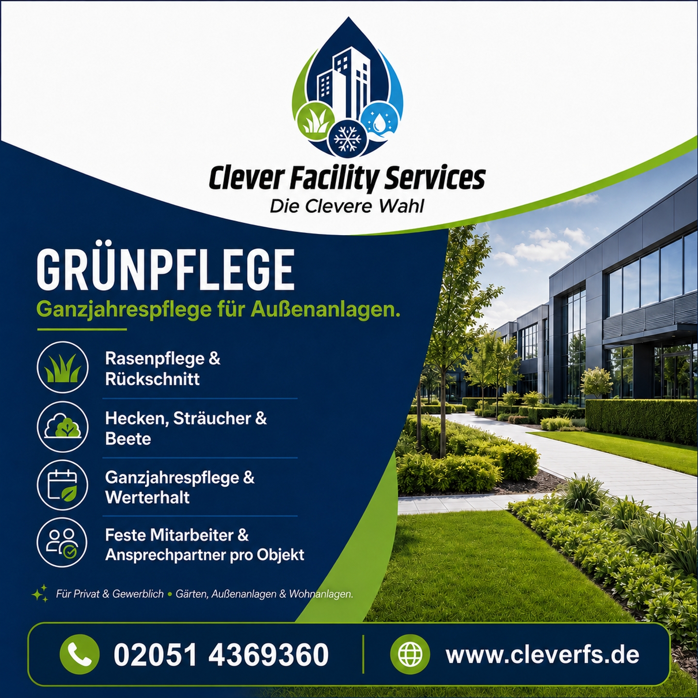 Clever Facility Services, Hofer Heide 7 in Velbert