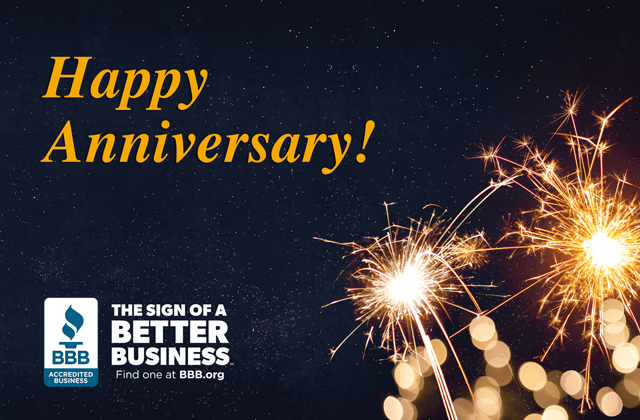 Total Temperature Control celebrating their 30 year anniversary as a BBB Member Accredited Business!