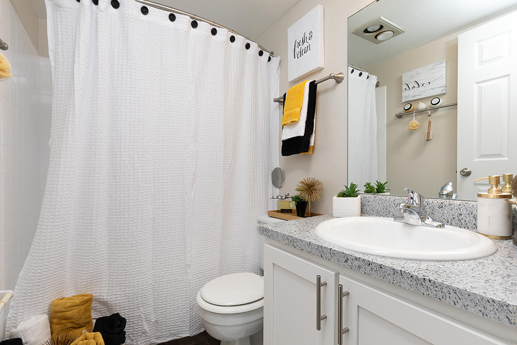 Bathroom With Shower & Tub