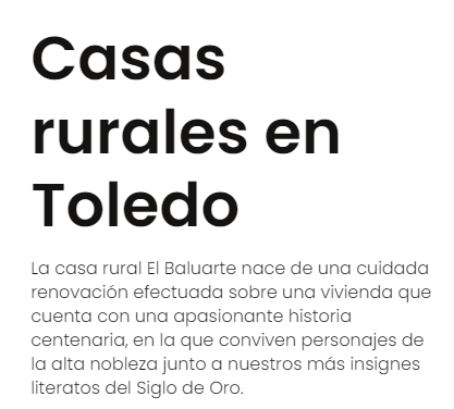 Images Casa Rural El Baluarte - Alojamiento Turismo Rural en Toledo