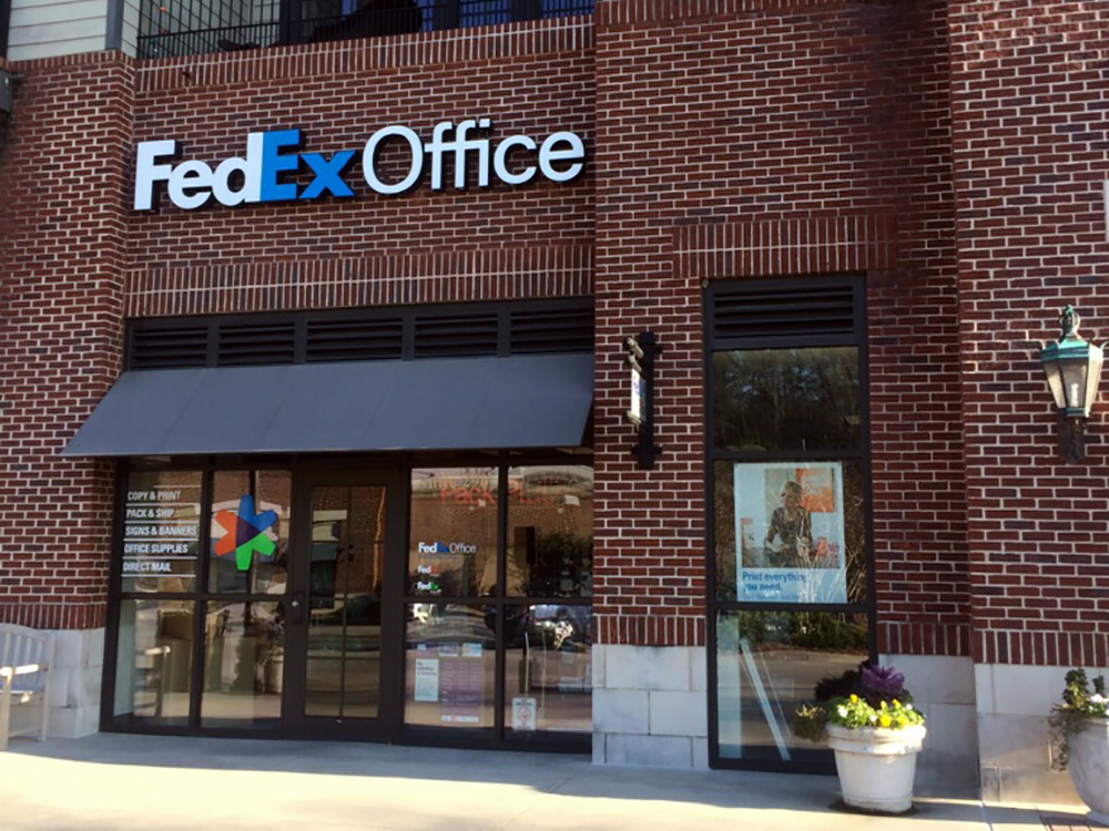 Exterior photo of FedEx Office location at 2800 Cahaba Village Plaza\t Print quickly and easily in the self-service area at the FedEx Office location 2800 Cahaba Village Plaza from email, USB, or the cloud\t FedEx Office Print & Go near 2800 Cahaba Village Plaza\t Shipping boxes and packing services available at FedEx Office 2800 Cahaba Village Plaza\t Get banners, signs, posters and prints at FedEx Office 2800 Cahaba Village Plaza\t Full service printing and packing at FedEx Office 2800 Cahaba Village Plaza\t Drop off FedEx packages near 2800 Cahaba Village Plaza\t FedEx shipping near 2800 Cahaba Village Plaza