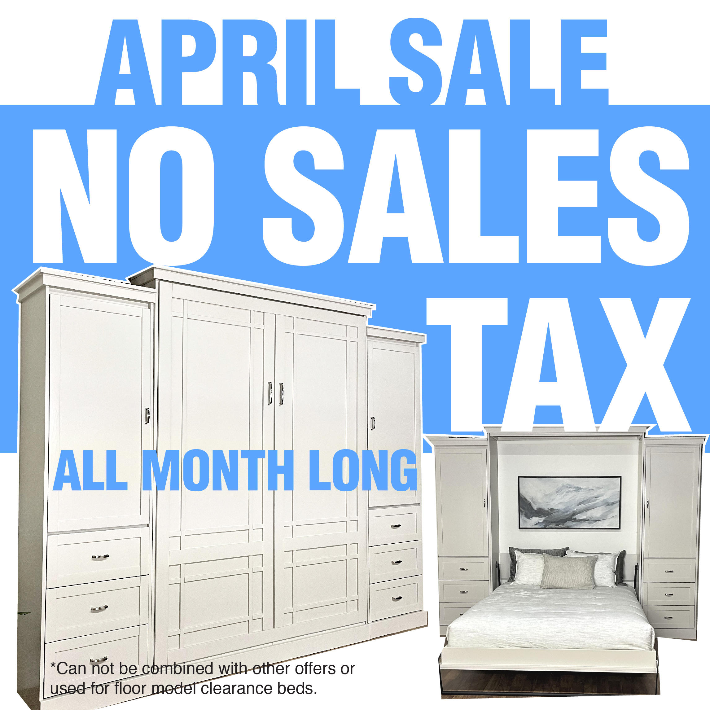 April No sales tax 2023 All month long
