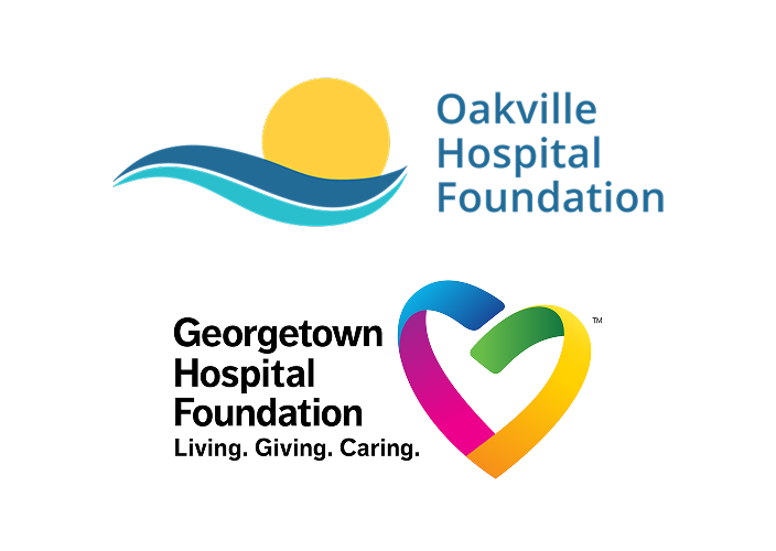 Oakville Hospital Foundation and Georgetown Hospital Foundation logos.