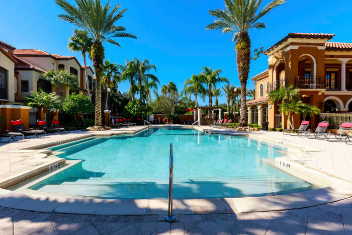 Tropical Resort Inspired Pool