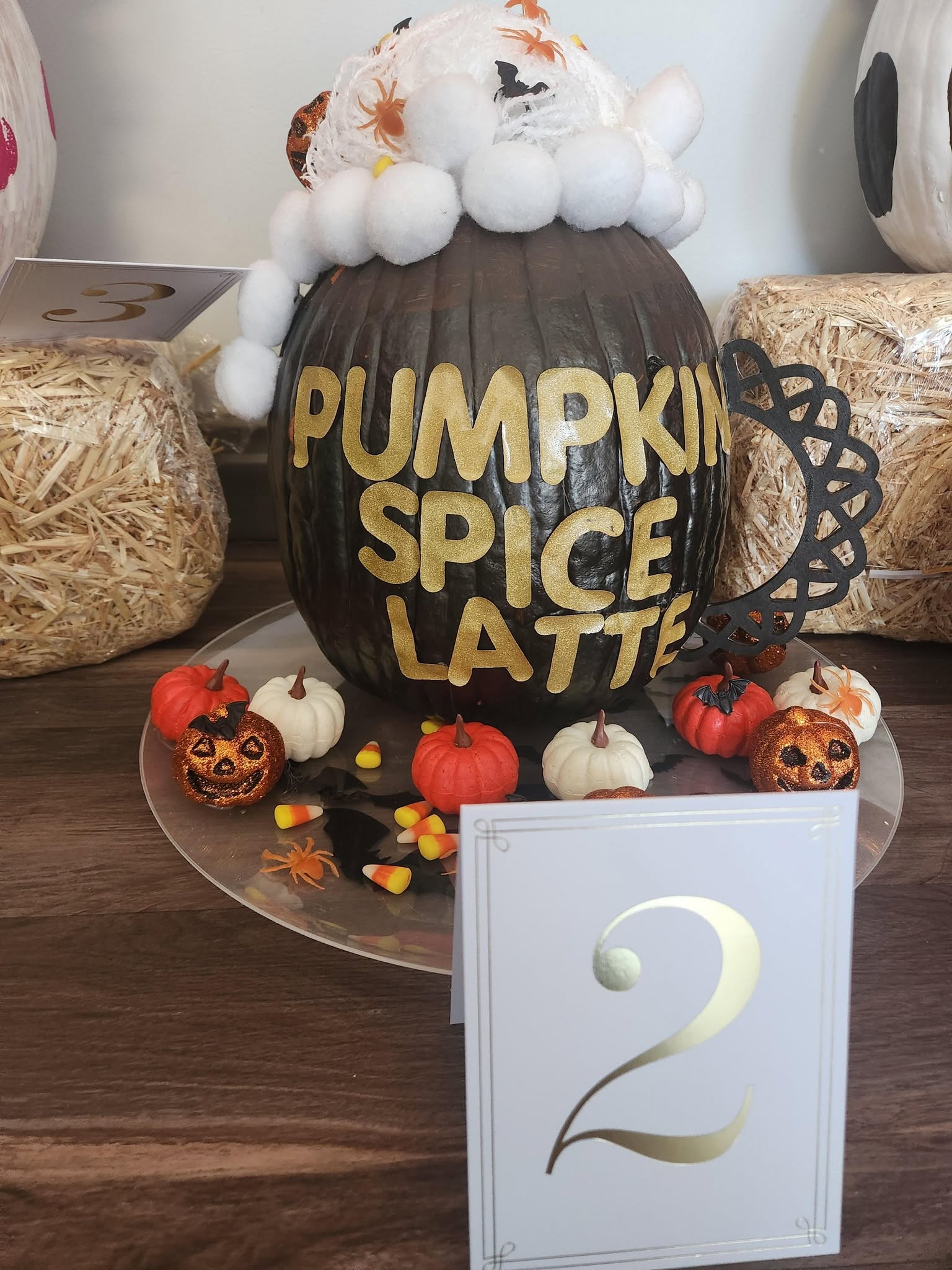 Pumpkin decorating contest at Smile for Life Dental Care. Dentist in Festus, MO. 