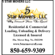 5 Star Movers, LLC