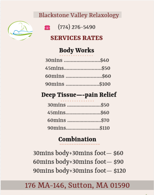 Images Blackstone Valley Relaxology