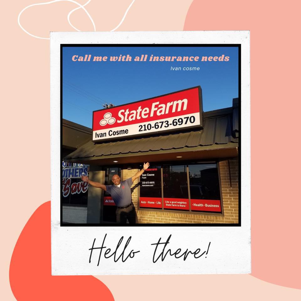 Exterior of our agency Ivan Cosme - State Farm Insurance Agent San Antonio (210)673-6970