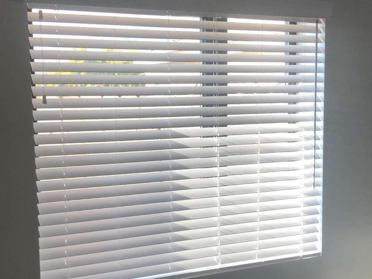 For the ultimate in convenient operation, these window blinds have both cordless faux wood options or Remote Tilt motorization, making them a safer choice for homes with children and pets.