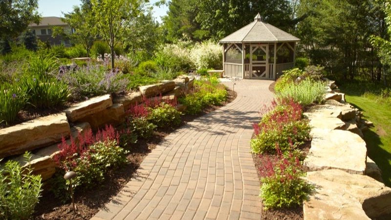 photo of the gazebo at Aspirus Hospice Hosue