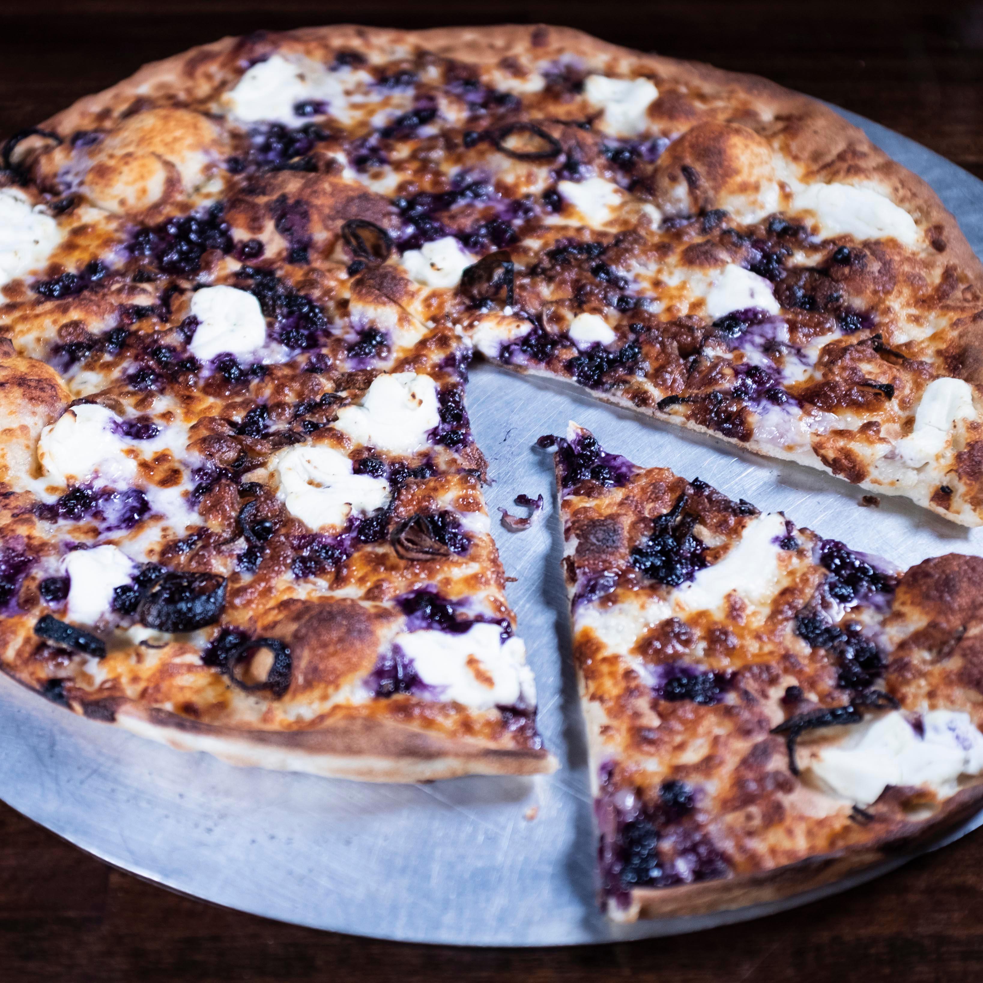 Gourmet Maine Blueberry Pizza