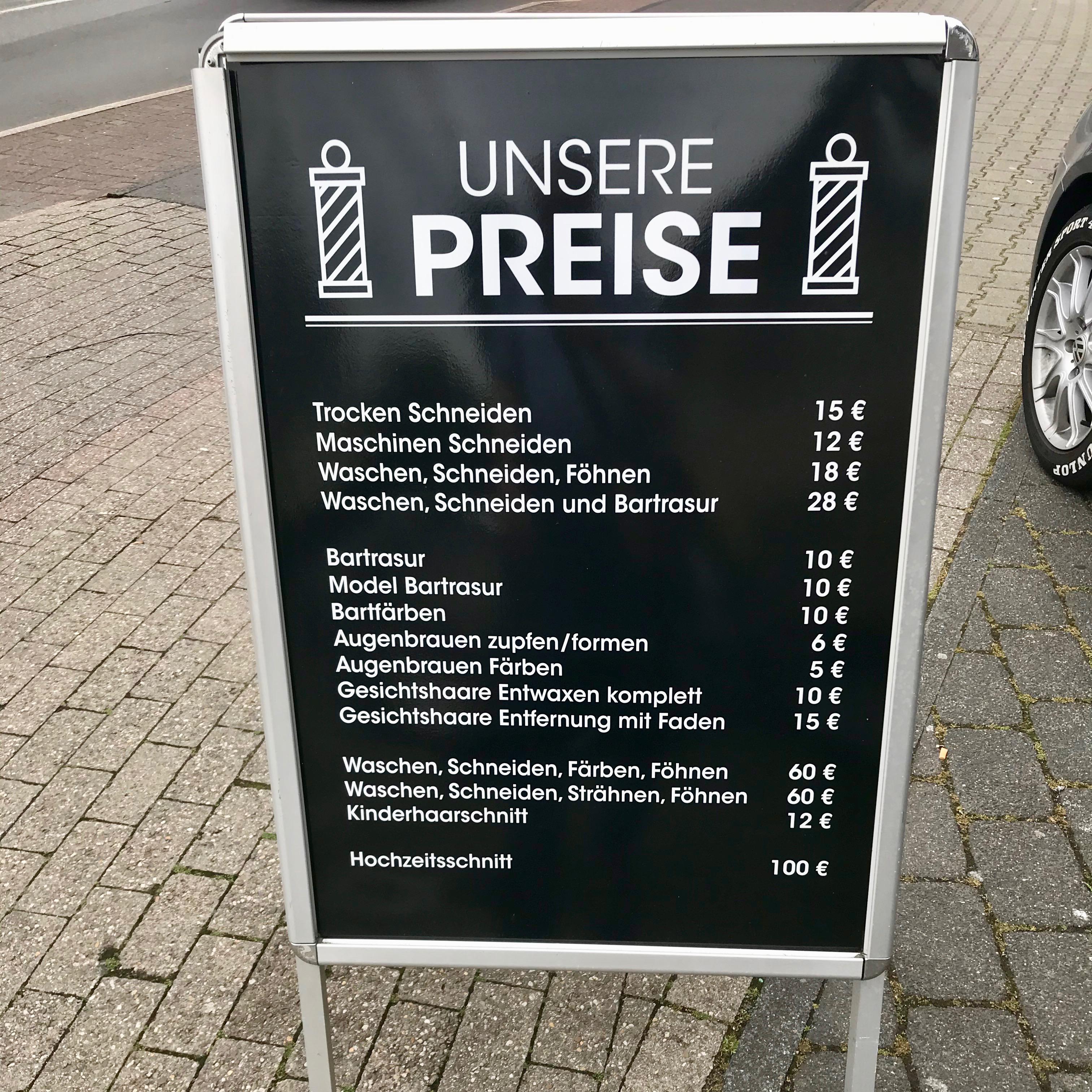 Elite Friseur for men Hermülheim - Preise