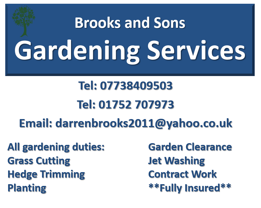 Brooks & Sons Gardening Services Plymouth 07738 409503