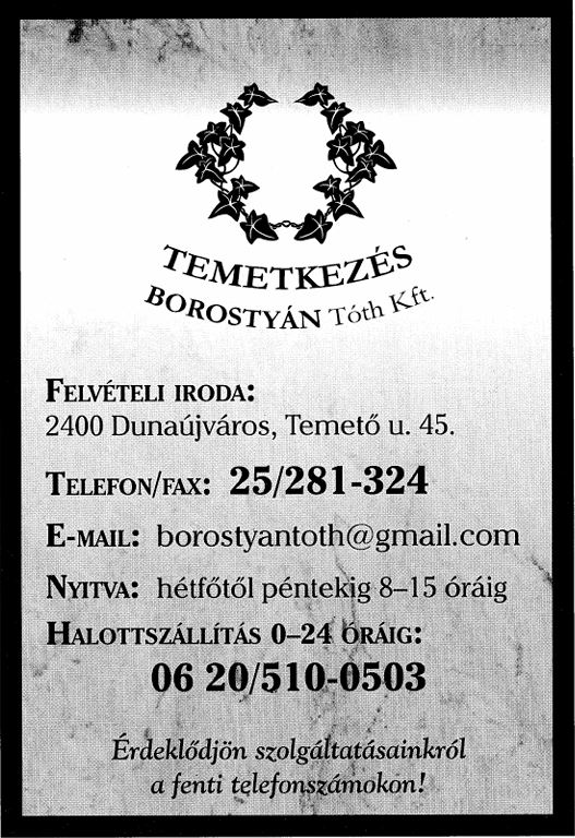 Images Borostyán Tóth Kft. Teljes teljeskörű temetkezés-sírkő készítés.