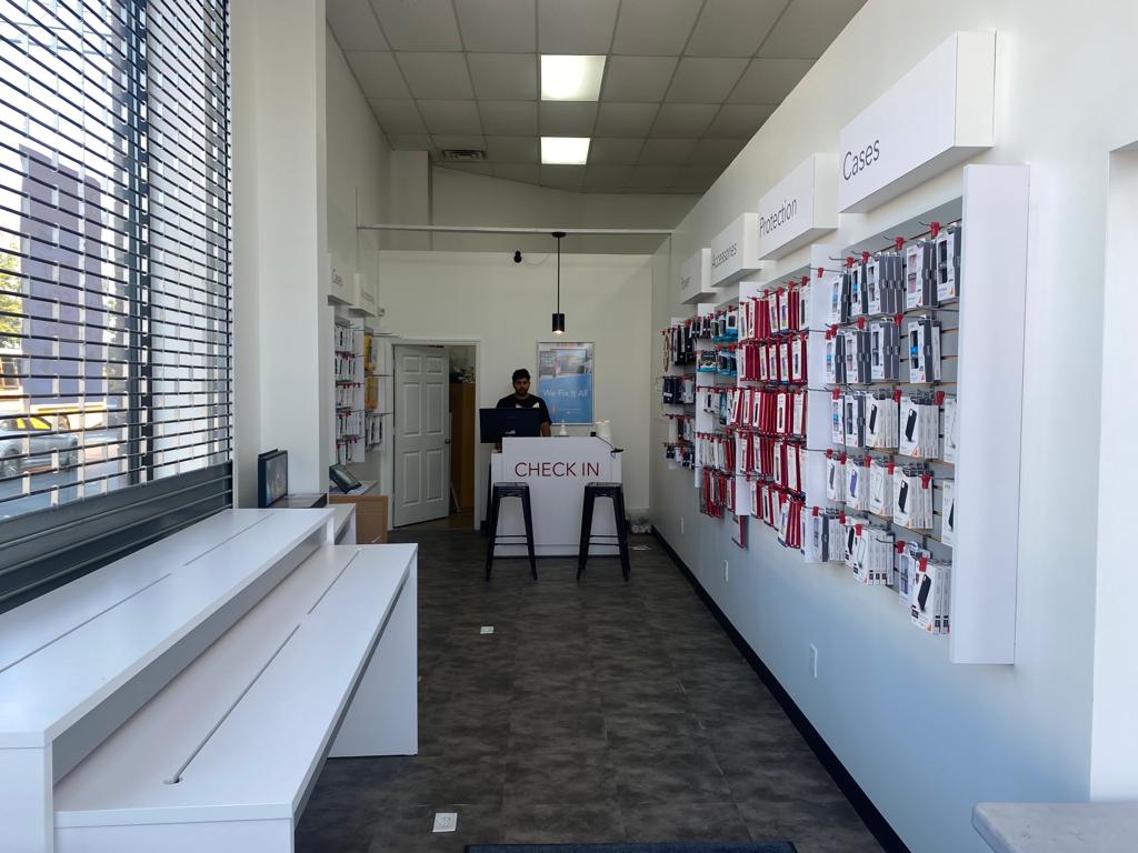 Store Interior of CPR Cell Phone Repair Rosedale NY