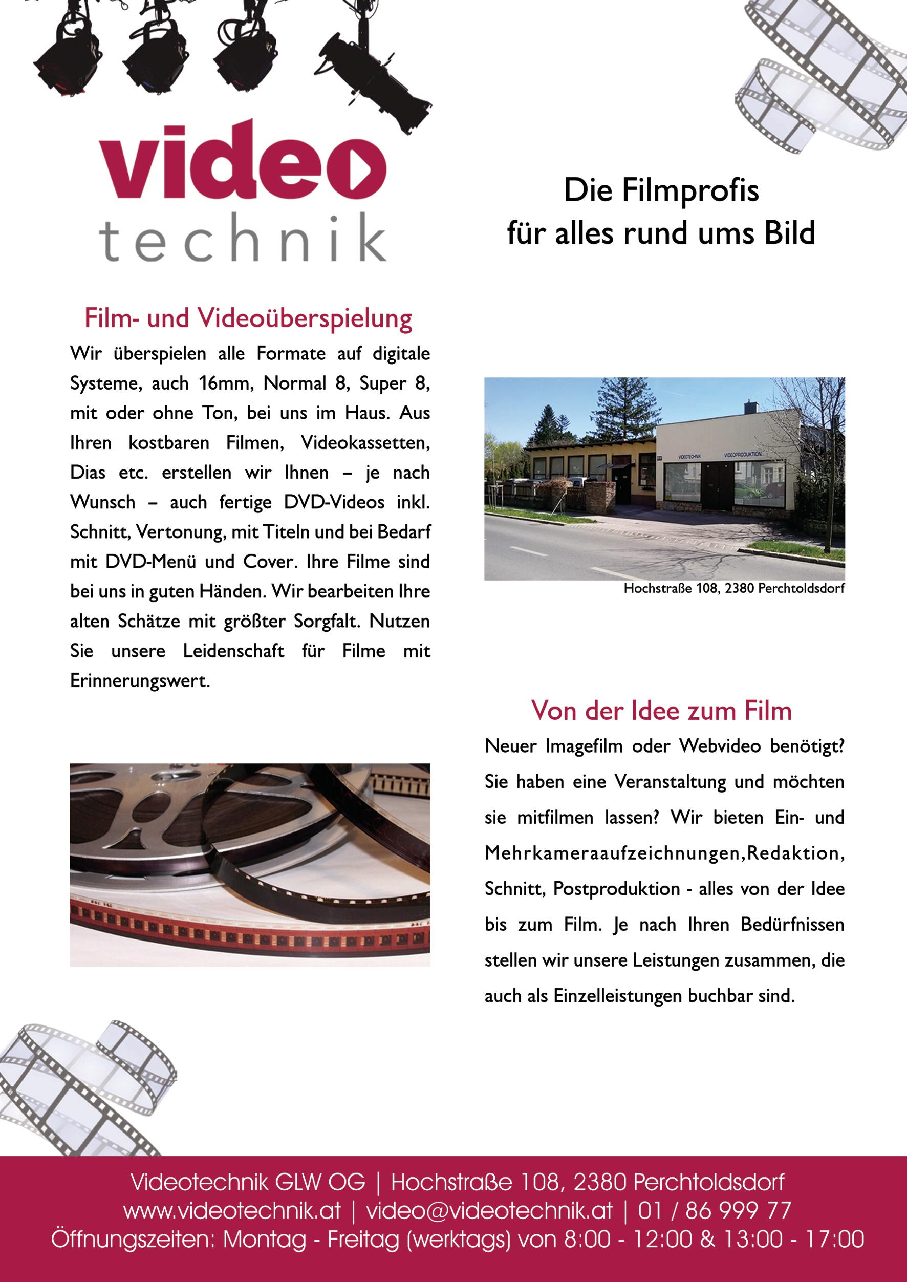 VIDEOTECHNIK GLW OG, Hochstrasse 108 in Perchtoldsdorf