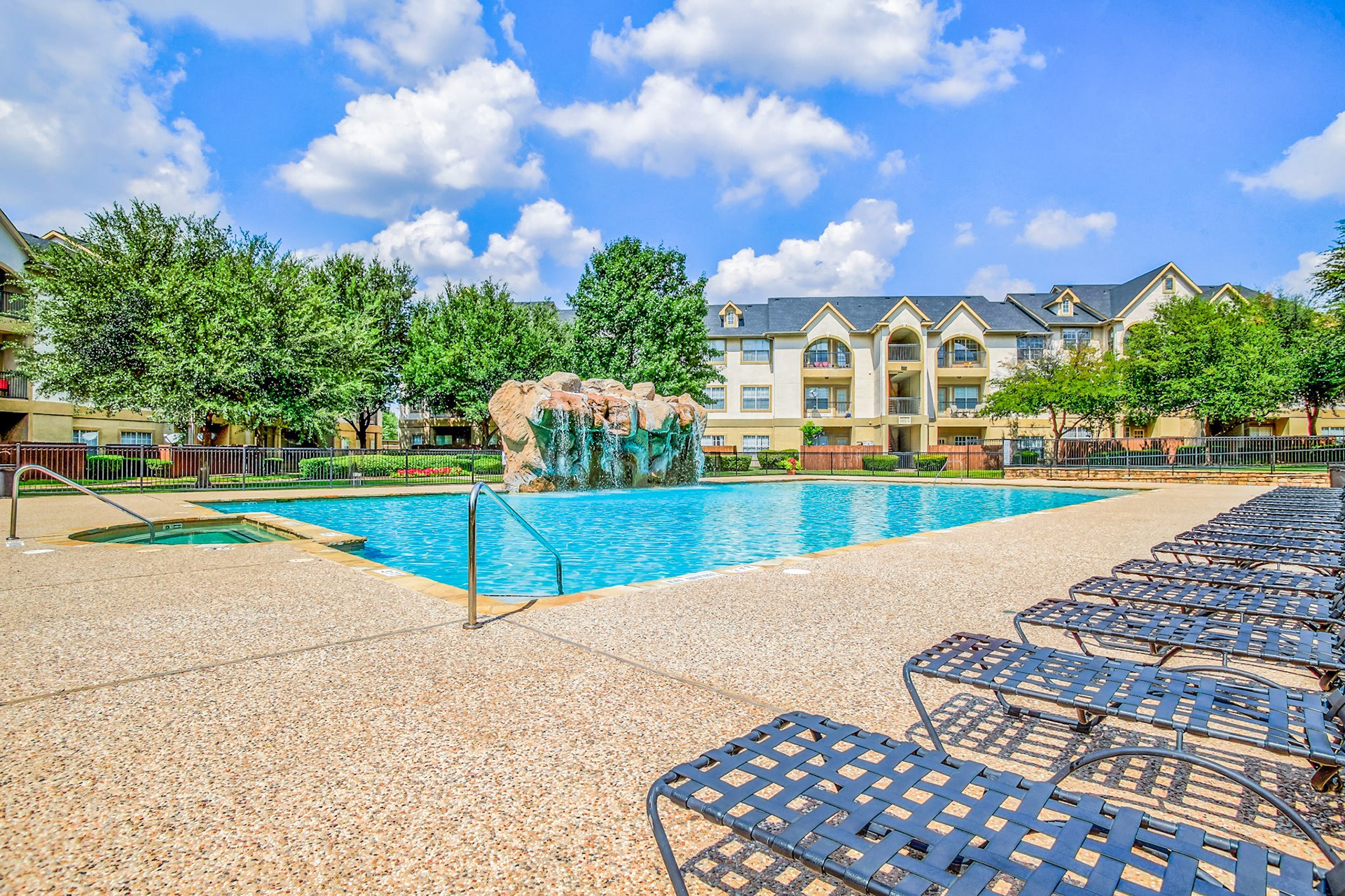 Pool with sundeck and lounge chairs