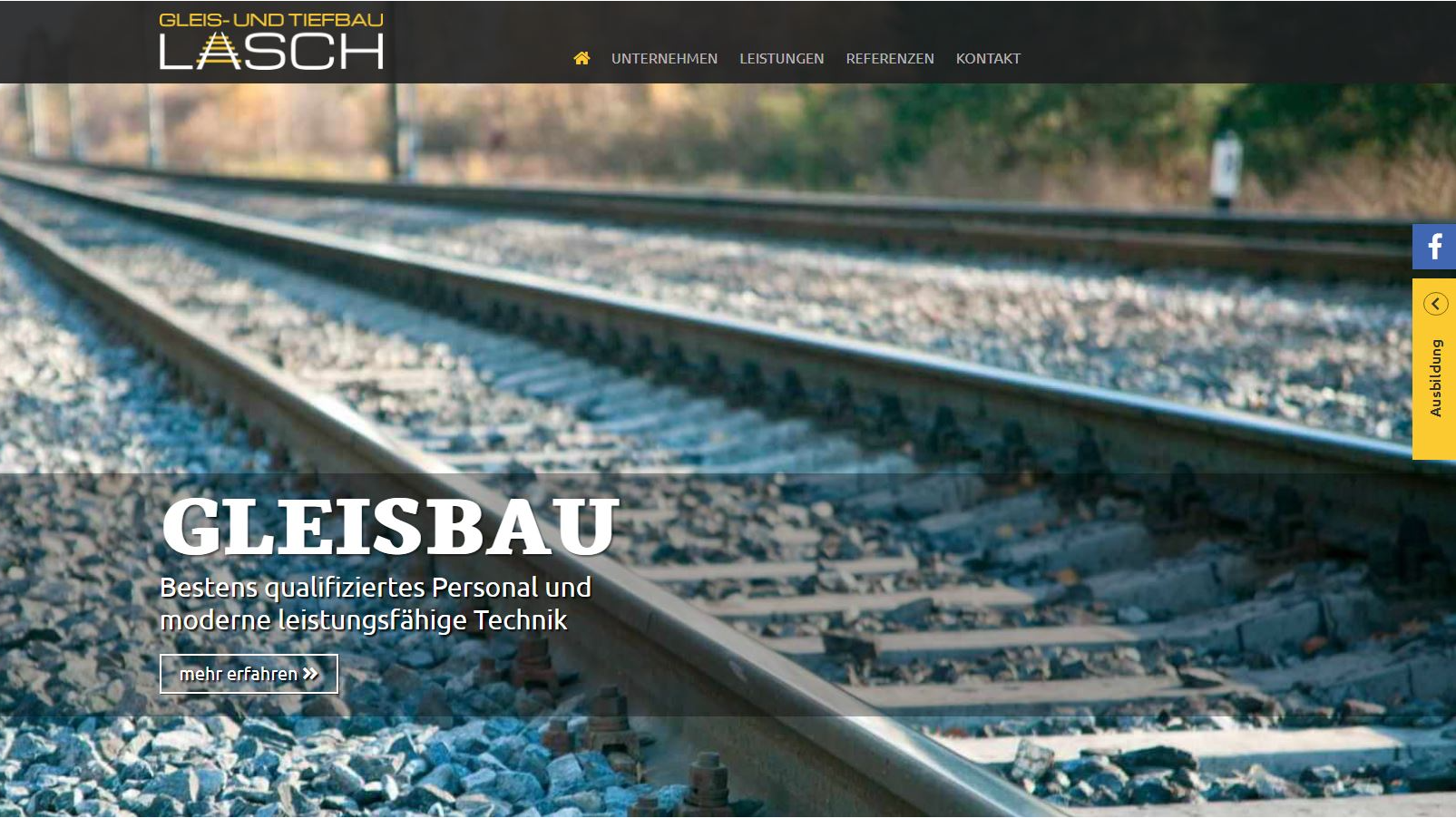 Bild 1 Lasch GmbH Zwickau  Gleis-, Hoch- und Tiefbau in Zwickau