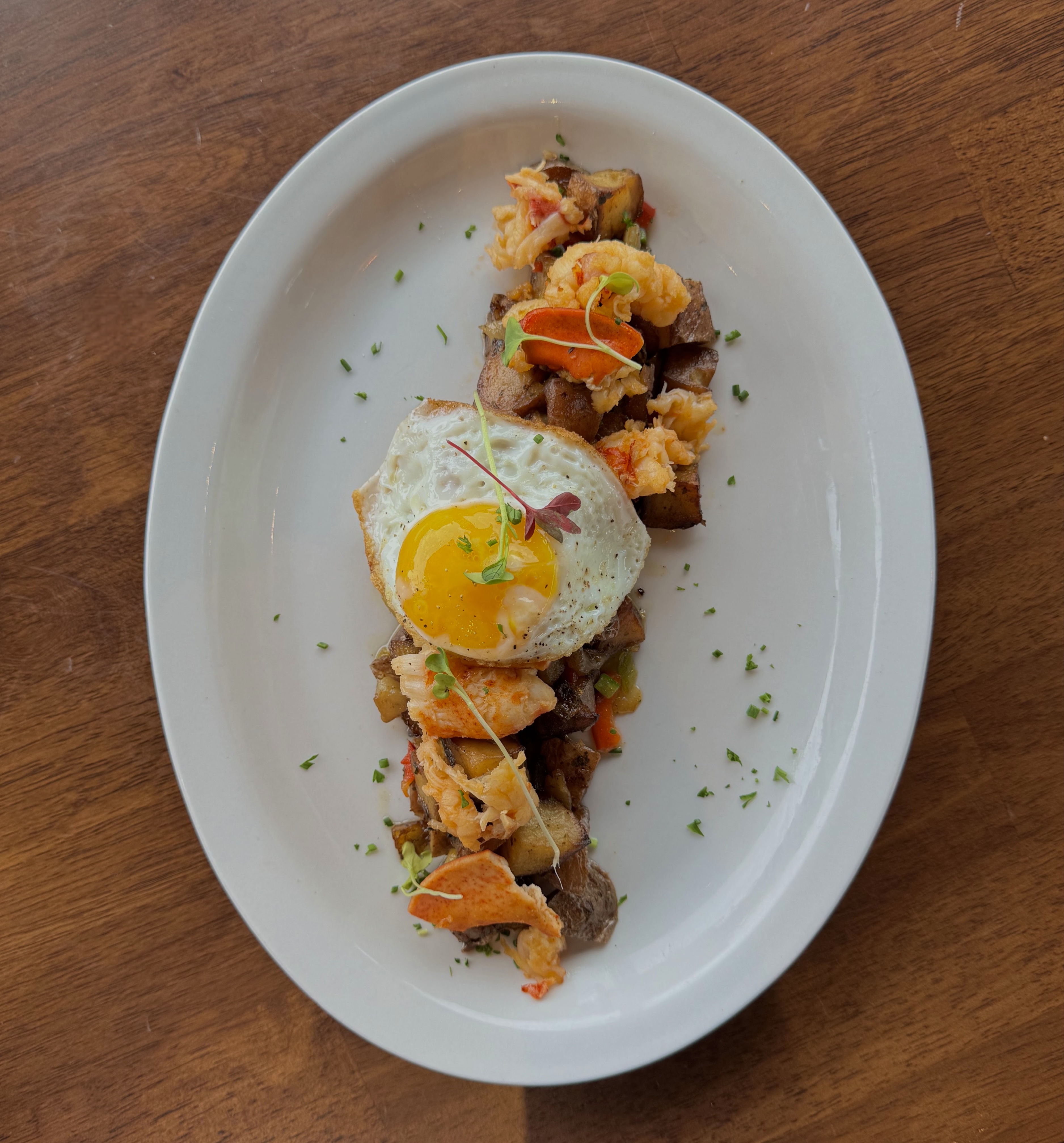 Lobster Hash Bottomless Brunch Entree 
