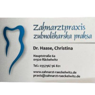 Zahnarztpraxis - zubnolkarska praksa Dr. Christina Haase in Räckelwitz - Logo