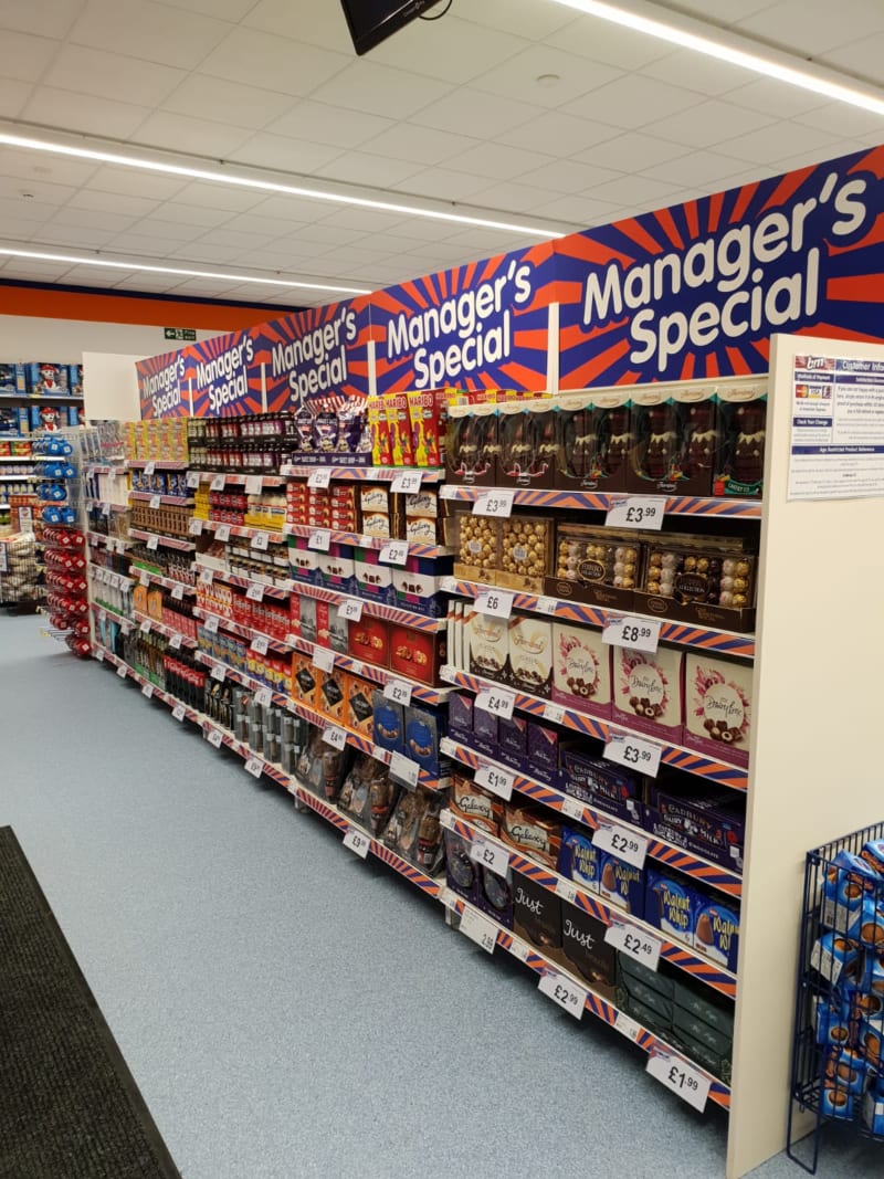 B&M's brand new store in Rochdale stocks all the latest B&M Manager's Specials, including great one-off deals and offers on groceries and electricals.